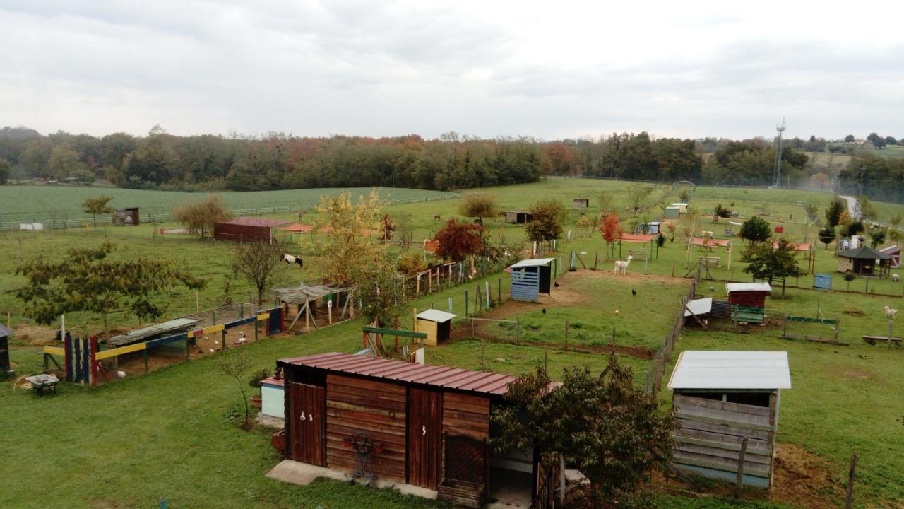 Bed and Breakfast La Petite Ferme De Pouillon - Parc Animalier - Aire De Loisirs Exterior foto